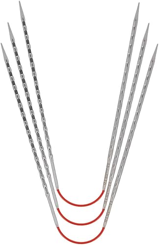 Addi CrasyTrio Novel Long, 11.8 in x 0.118 in, Plata