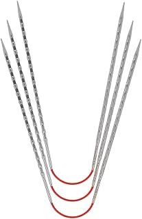 Addi AD7702030-03.00 Stricknadelspiel, Metall, Silber, 3 mm, 3 Count