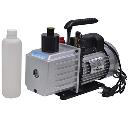vidaXL Alu Vakuumpumpe 100 L/min 2-stufig Unterdruckpumpe Pumpe Klimaanlagen