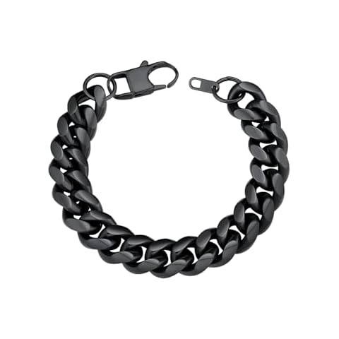 Supcare Black Link Bracelet for Boys Cover
