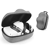 Vakdon Étui de Transport pour Meta Quest 2, Compatible pour M2/M3/M5/K3/Sangle K6 et Sangle Oculu...
