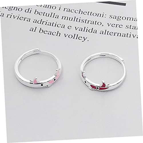 2Pcs Adjustable Ox Year Ring Creative Unisex Open Ring with Cute Horns Design for Festivals Parties Present for Friends Family2