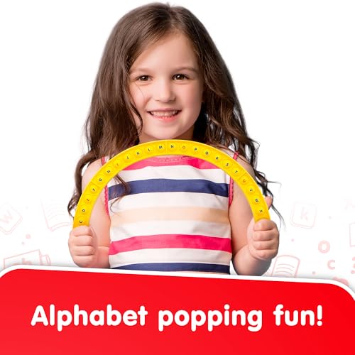 Image of Junior Learning Alphabet Arc Bubble Board, Double-Sided, Ages 4-7, Letter Recognition, K-2