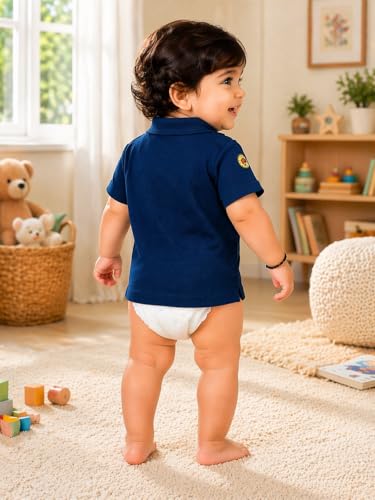 Image of BODYCARE Kids Inafant Boys Half Sleeves Cotton T-Shirt | Skin Friendly Regular Fit | Ultra Soft Breathable Comfortable & Durable | Pack of 2 | Assorted |Casual for Toddler