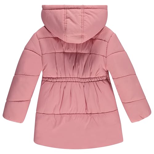 BTween Girls Puffer Jacket, Warm and Lightweight Winter Coat, Water-Resistant, Hooded Outerwear for Kids4