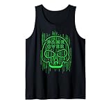 Fin del juego Matrix Skull Gamer Camiseta sin Mangas