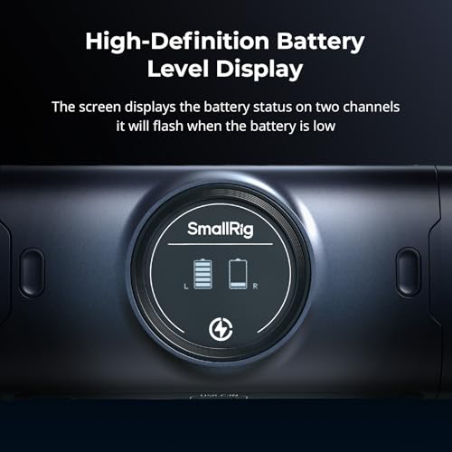 Image of SMALLRIG LP-E6P LP-E6NH LP-E6N LP-E6 Battery Charger for Canon, 18W 2.5h Dual Slot Camera Charger with HD Display, Full Decoded for Canon EOS R6V,R6 Mark III /II,R5 Mark II,C50,R5C,R5,R6,R7,5D Mark II