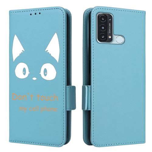 Ailiber OPPO Reno5 A 用の ケース 手帳型 高級PUレザー 猫プリント カバー おっぽ スマホ reno5 a ケース 耐衝撃 マグネット式 人気 おしゃれ 可愛い猫 オッポリノ5a ケース カード収納 スマホケース 財布型 動物 携帯