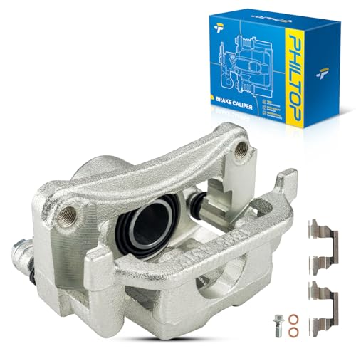 Image of PHILTOP Brake Caliper Rear Left Compatible with 2005-2008 G35, 2009-2010 G37, 2006-2009 M35, 2006-2009 350Z, 2006-2009 M45, 2009-2009 370Z, 19-B2792A