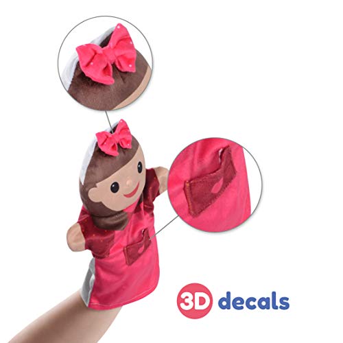 Milliard 4 Double-Sided Puppet Family Of Community Helpers 4 Puppets, 8 Sides #TOP7