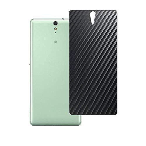 Puccy 2 Pack Back Screen Protector Film, compatible with Xperia C5 Ultra SONY E5553 / E5563 Black Carbon TPU Guard Cover （ Not Tempered Glass/Not Front Screen Protectors ）