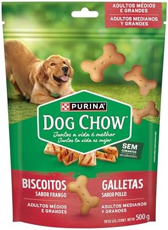 DOG CHOW Biscoitos Frango Medios & Grandes 500g