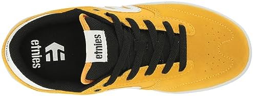 Etnies Boy's Kids Windrow Low Top Skate Shoe, Yellow, 3.5 Big | Image 4