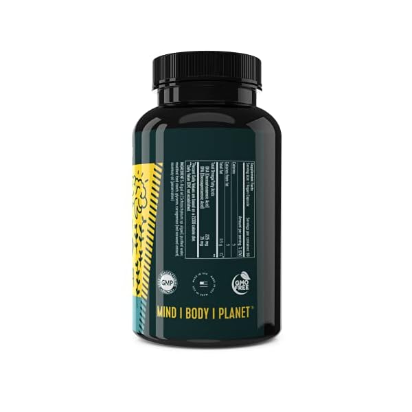 Freshfield-Vegan-Omega-3-DHA-Supplement-2-Month-Supply-Premium-Algae-Oil-Plant-Based-Sustainable-Mercury-Free-Better-Than-Fish-Oil-Supports-Heart-Brain-Joint-Health-with-DPA-Natural-60 Freshfield Vegan Omega 3 DHA + DPA: Premium, Carrageenan Free, Compostable Bottle Made from Plants, Fish Oil Replacement, Carbon Neutral. Supports Heart, Brain, Joint Health (60)