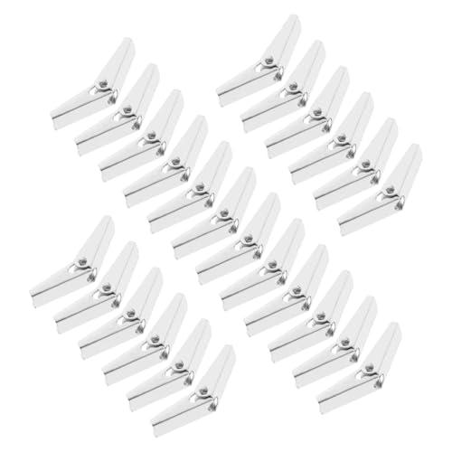 HAWILLOSCH 24pcs Heavy Duty Wall Anchors for Drywall Spring Loaded Hollow Wall Anchors Female Thread Toggle Bolt for