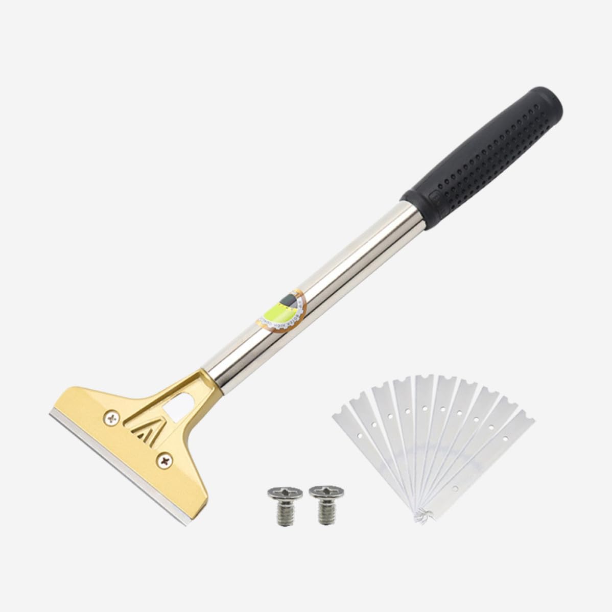 Uonlytech Raspador para Eliminar Manchas Sólidas de Limpieza Manual de Aleación de Aluminio y Acero Diseño Ergonómico en Talleres y Pintura