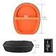 Geekria Shield Case kompatibel mit Jabra Elite45h, Evolve275, Evolve265, Evolve255, Evolve250, Evolve230, Ersatz-Schutzhülle aus Hartschale, Reise-Tragetasche mit Kabelaufbewahrung (schwarz)