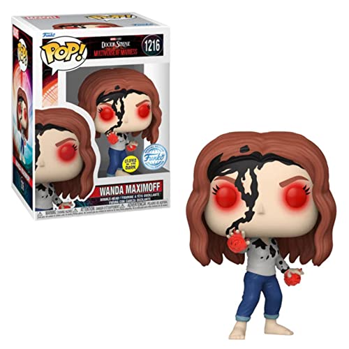 Funko - Doctor Strange - Wanda (Earth-838) GITD Pop! Vinyl - EE Exclusive, Red, 6.5"
