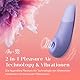 Womanizer Enhance 2 in 1 Klitoris Vibrator Sauger für Sie | Frauen Stimulator mit Saugfunktion | Sex Spielzeug Frau | Sauger Wasserdicht & Wiederaufladbar | Dildo Sexspielzeug Extra Stark Toy Lila