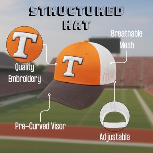 Gorra Trucker Mesh Ajustable Universidad Tennessee miniatura 4
