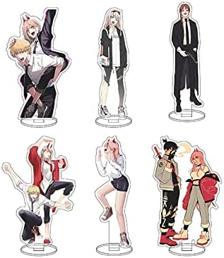 Amazon Co Jp チェンソーマン アクリルスタンド 萌えグッズ パワー マキマ デンジ 早川アキ かわいい キャラクター おしゃれ 萌え 置物 装飾品 贈り物 プレゼント ギフト ホーム キッチン