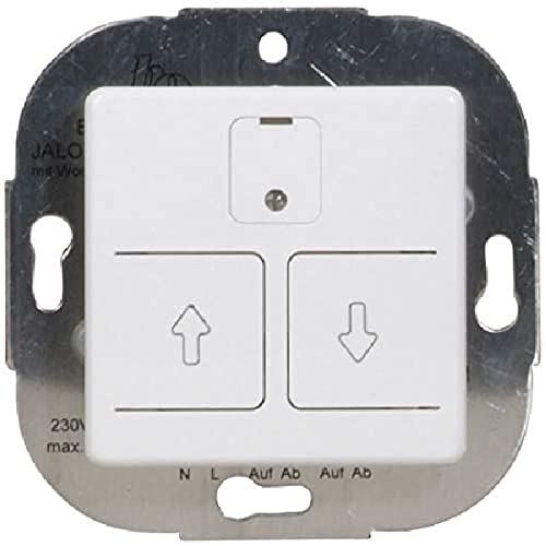 Interrupteur horaire Opus 512.617.37 avec couvercle automatique 230 V blanc polaire