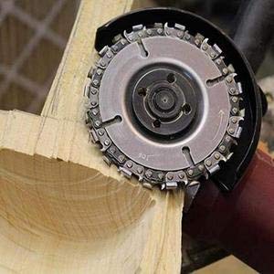 BRUSH HOUSE Manual Wood Carving Disc for 4 Inch Angle Grinder, Chainsaw Grinding Wheel Chain Blade Circular Saw Shaping, Cutting, Carving Disc (Silver, 4-inch/100 Mm) (B08S466QBT) Amazon Price History, Amazon Price Tracker
