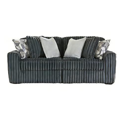 Image of Signature Design by Ashley 2-Piece Living Room Sectional Couch, Gray