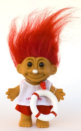 My Lucky LIFEGUARD Troll Doll (Red Hair) miniatura 1