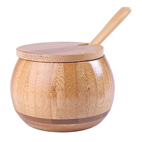 Ayrsjcl 1pcs Spice Jar Seasoning Can Sugar Bowl with Lid Spoon Salt Storage Box Kitchen Spice Bottles