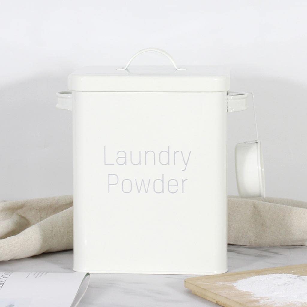 Detergent do prania Zasilanie blaszane pudełko wiadro do przechowywania tabletek kapsułek
