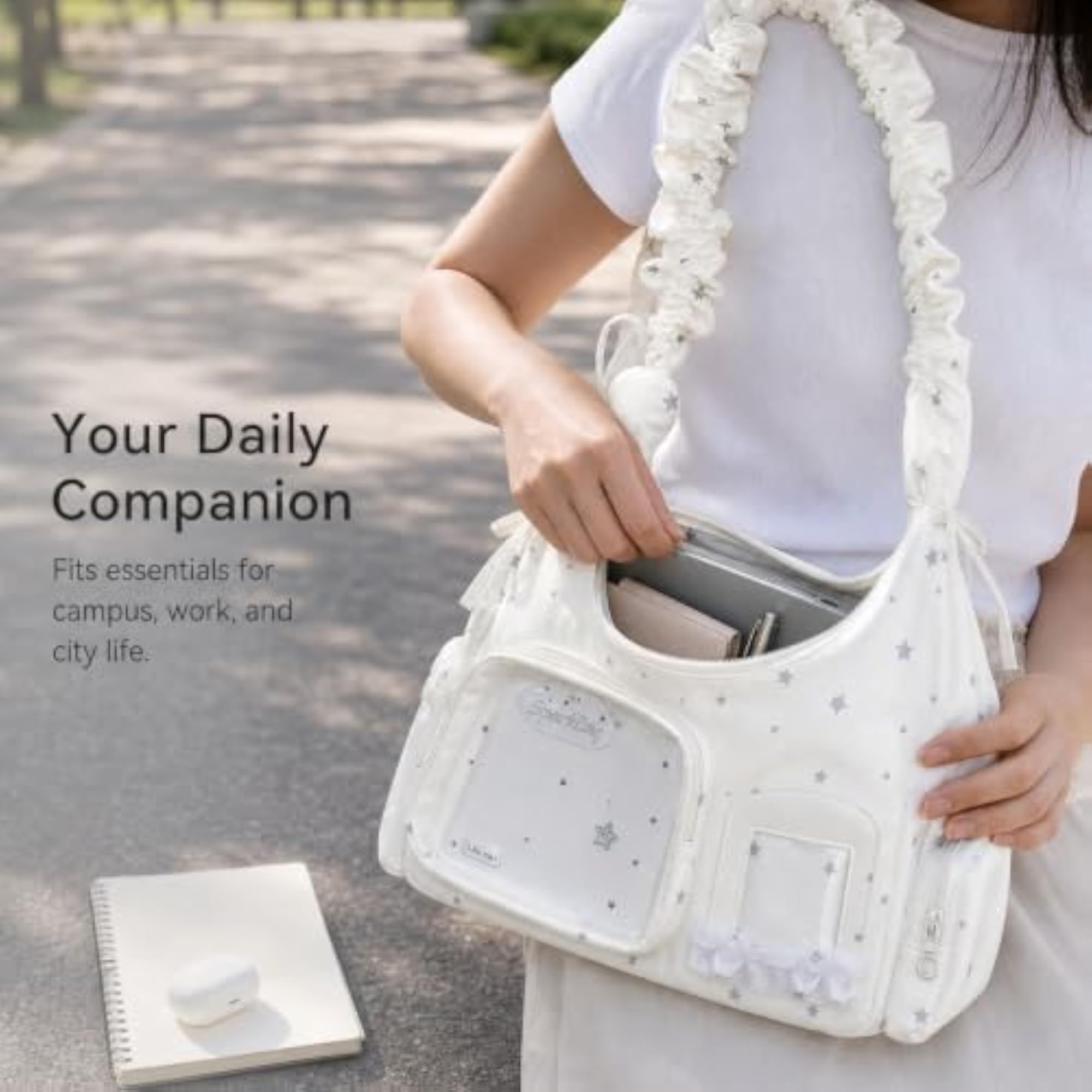 Transparent Ita Bag for Fandom, Small Capacity