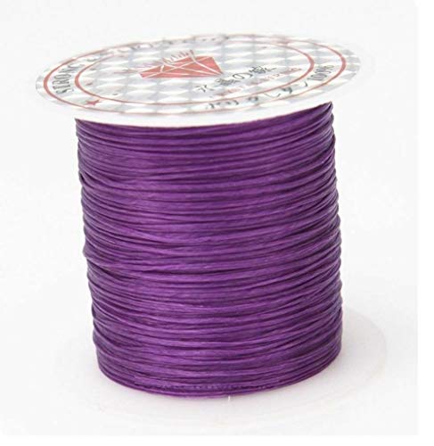 393 Forte cavo di perline di cristallo flessibile 1mm per bracciali filo elasticizzato filo collana di gioielli fai da te che fa la linea di corda-393 pollici Colore 16