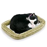 ニニアンドキノ パーフェクトペット (小サイズ) ハチワレ猫 ぬいぐるみ 猫 ねこ ネコ リアル 本物 そっくり 雑貨 動物 アニマル 癒し 動く プレゼント ギフト お祝い かわいい 猫のぬいぐるみ