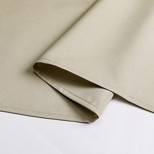 Wewoch Khaki Rectangle Tablecloth Wrinkle Resistant Washable Fabric Table Cloth For Dining,Kitchen, Parties Weddings And Outdoor Use 60 Inch By 84 Inch #TOP3
