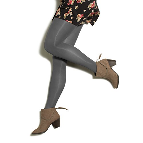 GOGO by Therafirm Tights with Light (10-15mmHg) Compression - Large - Coal