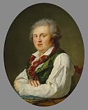 YYHAIR Tirages Toile d'art d’Art Murales De célèbres tableaux Portrait de Laurent-Nicolas de Jourbet François Fabre pour les décorations pour la maison 60x90cm