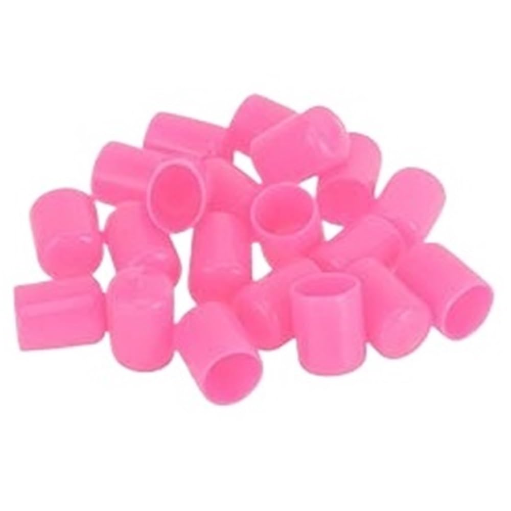 LOCKLGFMCZ 20pcs 19mm Car Wheel Lug Nuts Bolt Covers Cap Nut Tire Screw Caps Plugs Exterior Decorations(Roze)