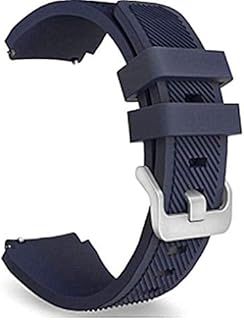 سوار ساعة بديل من السيليكون لساعة جير S3 كلاسيك/ فرونتير 22 ملم - أزرق غامق