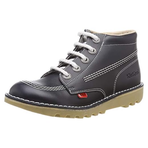 Kickers Lachly Monk Cap Botas Mujer, Azul marino / blanco / natural, 36 EU (3 UK)