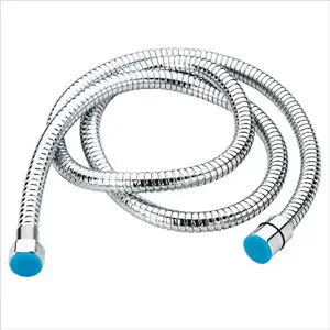 KINIK Stainless Steel Chrome Finished 1 Meter Flexible Shower Hose, Handshower Hose, Shower Tube and Health Faucet Tube for Bathroom(Silver)