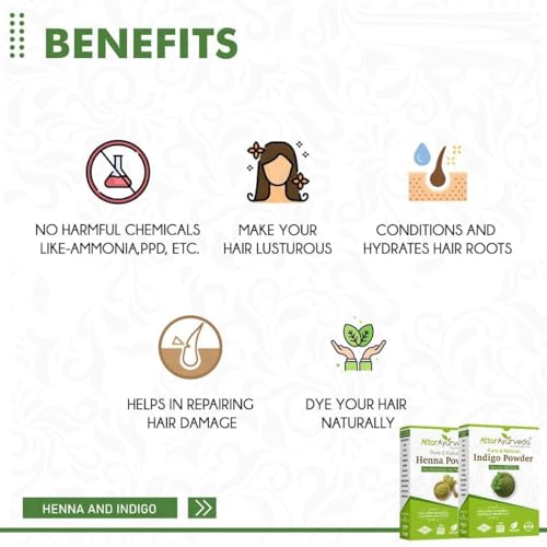 Black Hair - Polvo Henna y Índigo Combo 400g miniatura 3