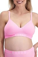 Bonds Women's Retro Rib Maternity Wirefree Bra, Strawberry Glaze (1 Pack), 8