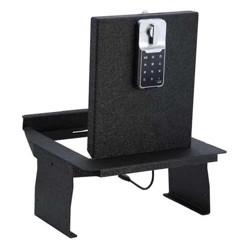 Center Console Safe Vault - KEREN Console Gun Safe Box