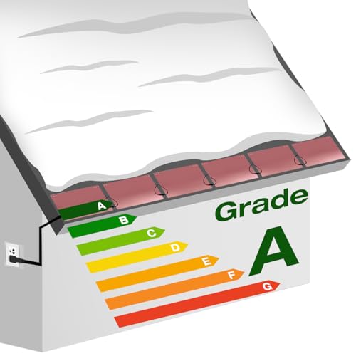 H&G Lifestyles DIP12 Roof Heat Metal Panel For Ice Dams Snow Melting Heat Mats For Roof And Gutters Solar Panel Heated Roof De-Icing Kit Self-Regulating Heated Roof System thumb #5
