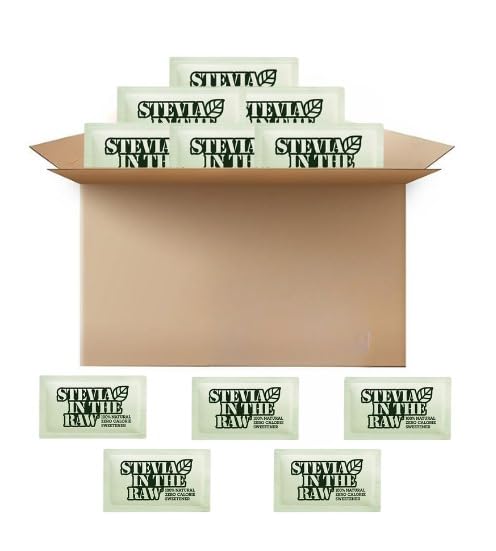Stevia In The Raw, a base de plantas, cero calorías, sin eritritol, sustituto del azúcar, edulcorante sin azúcar para café, bebidas calientes y