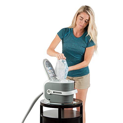 Ossur Cold Rush Therapy Machine System With Knee Pad- Ergonomic, Adjustable Wrap Pad Included- Quiet, Lightweight And Strong Cryotherapy Freeze Kit Pump #TOP4