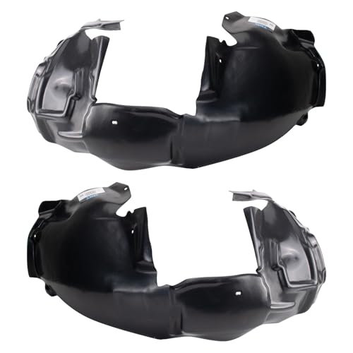 Image of TRQ Front Inner Fender Liner Set Compatible with 2008-2017 Audi A5 Quattro S5 AU1248123 AU1249123