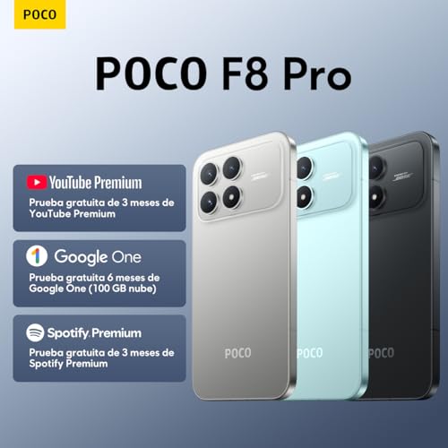 Image of XIAOMI Poco F8 PRO 5G Ai (Compatible with Tmobile Mint Tello & Global) (512GB + 12GB) Ai 2K 6.59 inch Bose Sound 50MP Gamers Phone NFC Dual sim Unlocked Model 2510DPC44G (Black)