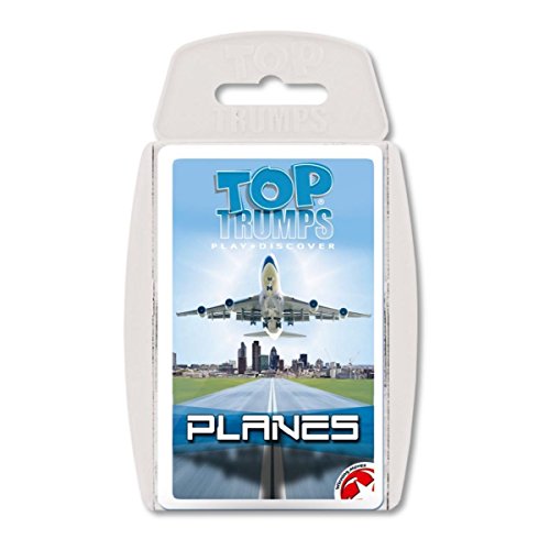 Top Trumps Passenger Planes Card Game learn about the Space Shuttle Columbia and Boeing 777 in this educational pack gift for ages 6 plus